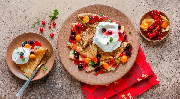 Блины на кефире с разрыхлителем