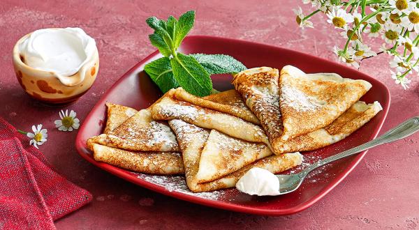 Блины на кефире без соды