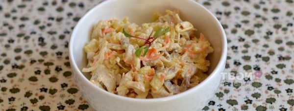 Салат «Белая ночь»