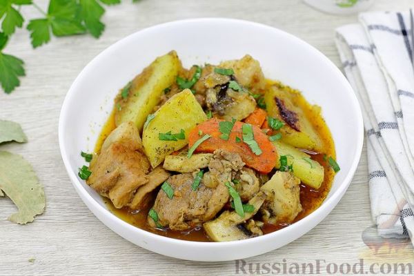 Жаркое с картошкой и свининой