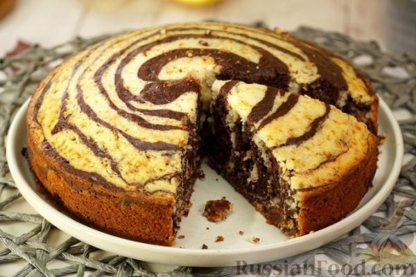 Манник "Зебра" на кефире