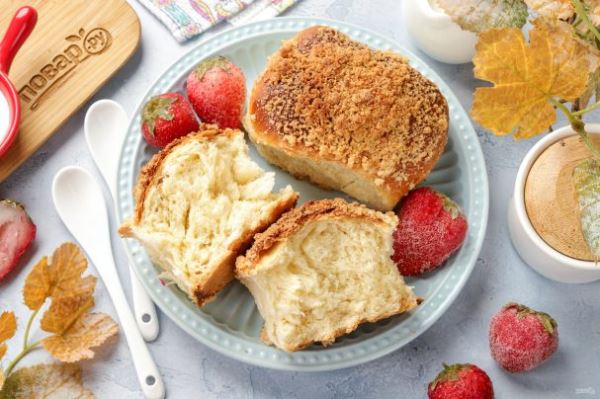 Булочка с посыпкой